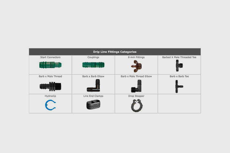 Drip Line Fittings